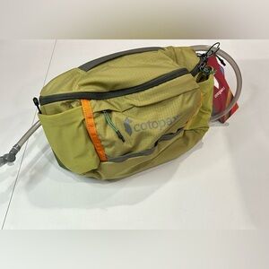 Cotopaxi Lagos 5L Hiking Hydration Hip Pack Yellow Lemongrass Cedar NWT